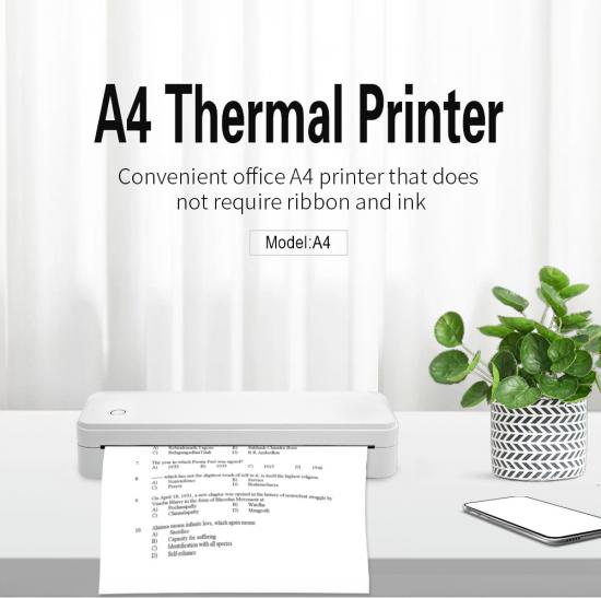 A4 portable thermal printer
